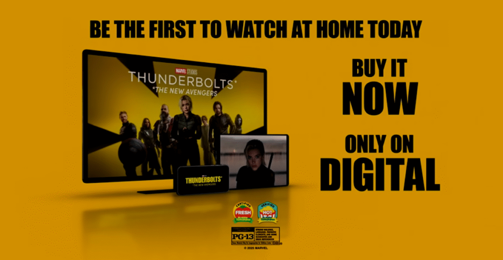 Thunderbolts Disney+release date