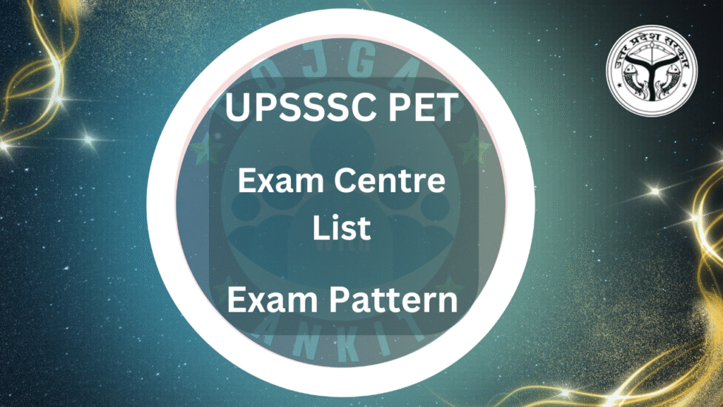 UPSSSC PET 2025 exam district details.