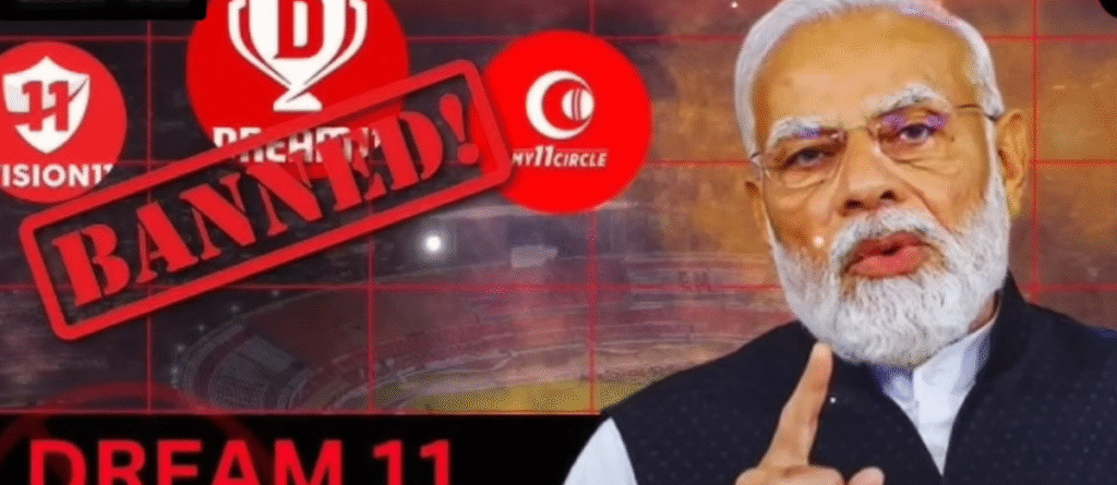 Dream11 real money gaming ban news